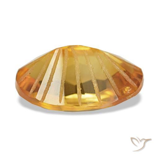 Citrino Laranja Profundo-Ouro Natural 9.31ct, Corte Oval, VS-SI