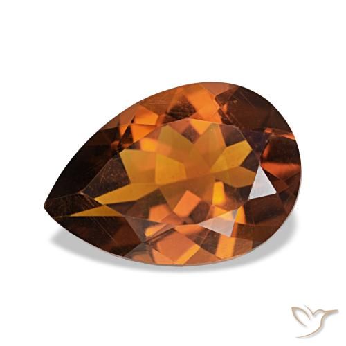 1.78ct Laranja Profundo Citrino, Formato de pêra, VVS
