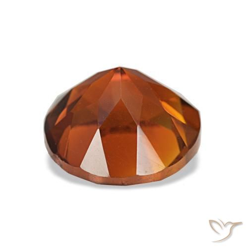 Citrino laranja avermelhado Natural 1.96ct, Corte Redondo, VS