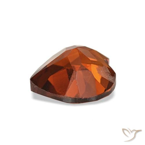 Citrino laranja avermelhado Natural 1.03ct, Formato de coração, VS