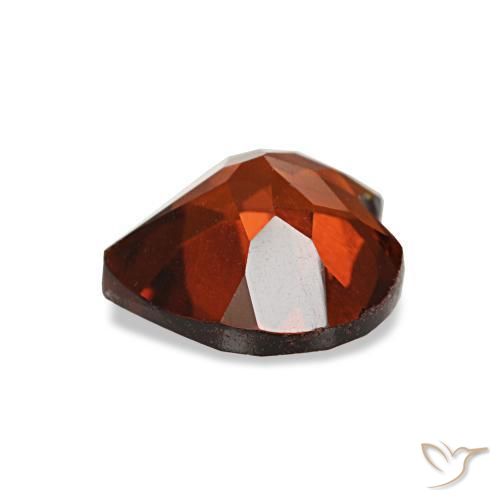Citrino Laranja escuro Natural 1.08ct, Formato de coração, VS