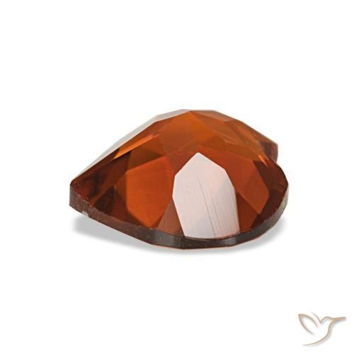 Citrino âmbar laranja Natural 0,91ct, Formato de coração, VS