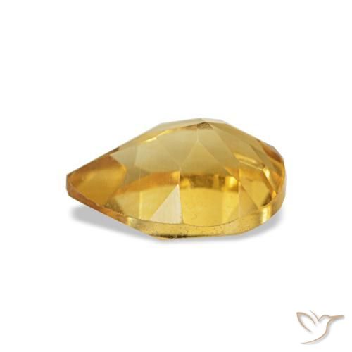 Citrino Dourado Natural 0.69ct, Formato de pêra, VVS