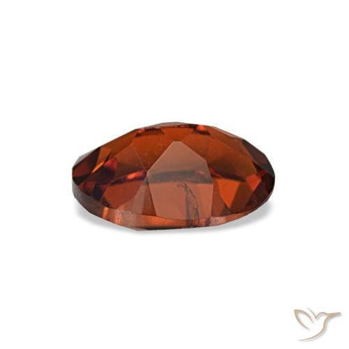 Citrino laranja natural 0,69ct, corte oval, VS-SI