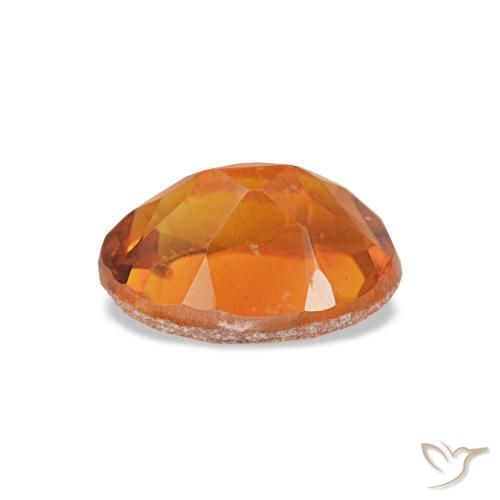 Citrino laranja natural 0,74ct, corte oval, VVS-VS