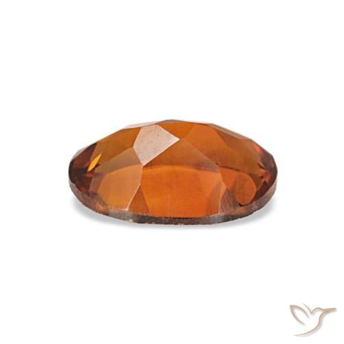 Citrino laranja avermelhado Natural 0,63ct, Corte Oval, VS