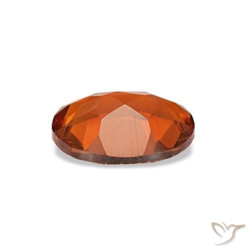 Citrino laranja natural 0,60ct, corte oval, VS