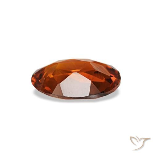Citrino laranja natural 0,54ct, corte oval, VVS-VS