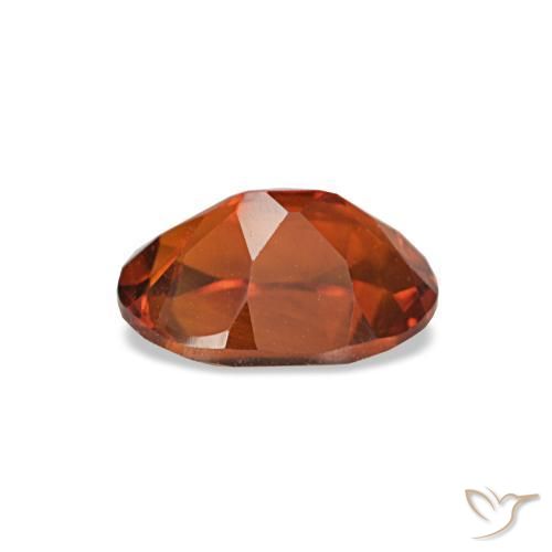 Citrino laranja natural 0,72ct, corte oval, VVS-VS