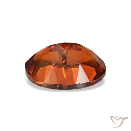 Citrino laranja natural 0,73ct, corte oval, VVS-VS