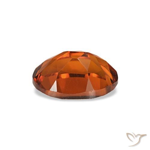 Citrino laranja natural 0,74ct, corte oval, VVS-VS