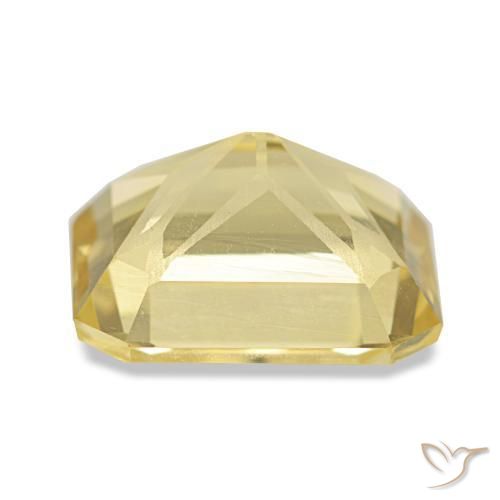 Citrino amarelo natural 3,23ct, corte esmeralda, VVS
