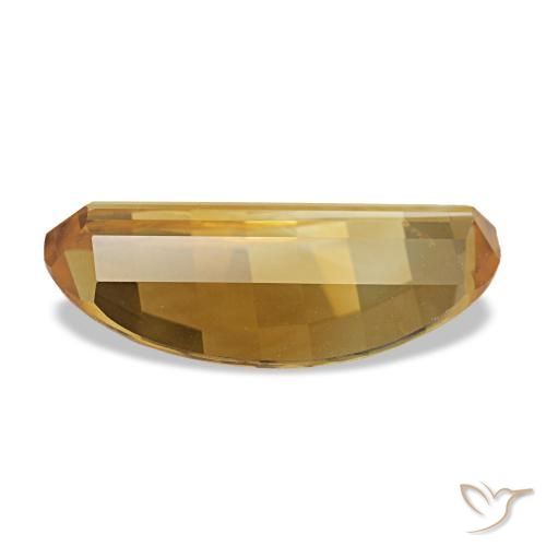 Citrino dourado natural 2,18ct, corte oval, VVS