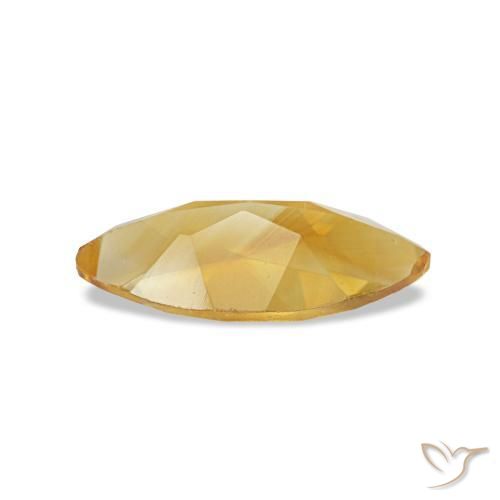 Citrino dourado natural 0,44ct, marquise, VS