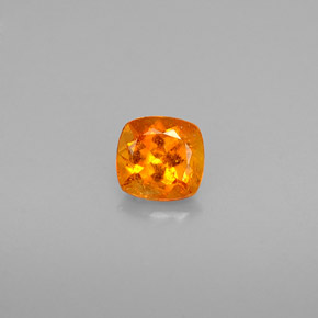 Clinohumita Amarelo alaranjado Natural 0.48ct, Almofada cortada, VS-SI
