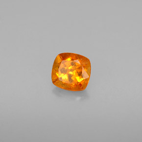 Clinohumita Amarelo alaranjado Natural 0.48ct, Almofada cortada, VS-SI