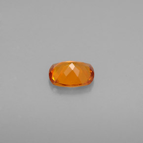 Clinohumita laranja natural 0,49ct, almofada cortada, VS-SI