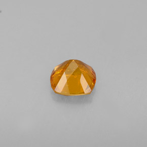 Clinohumita laranja natural 0,53ct, almofada cortada, VS-SI