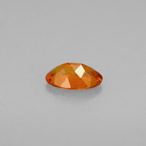 Clinohumita Amarelo alaranjado Natural 0.54ct, Corte Oval, VS-SI