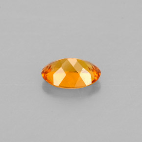 Clinohumita Amarelo alaranjado Natural 0.47ct, Corte Oval, VS