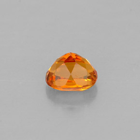 Clinohumita amarelo alaranjado natural 0,36ct, corte oval, VS-SI
