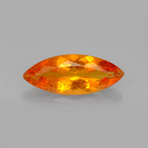 Clinohumita Amarelo alaranjado Natural 2.11ct, Marquesa, SI