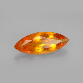 Clinohumita Amarelo alaranjado Natural 2.11ct, Marquesa, SI
