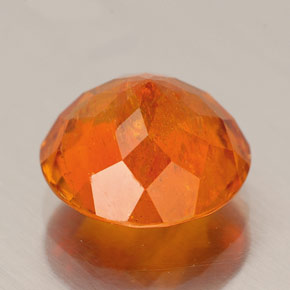 Clinohumita Amarelo alaranjado Natural 3.12ct, Corte Redondo, SI