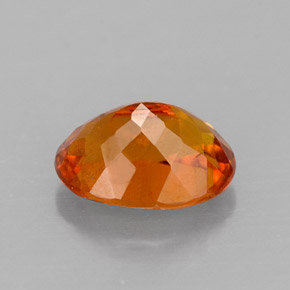 Clinohumita Amarelo alaranjado Natural 1.43ct, Corte Oval, SI