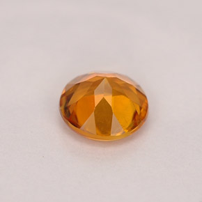Clinohumita Amarelo alaranjado Natural 0.71ct, Corte Redondo, VS