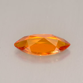 Clinohumita laranja natural 1,34ct, marquise, VS-SI