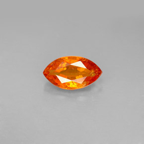 Clinohumita Amarelo alaranjado Natural 1.36ct, Marquesa, VS-SI