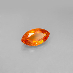 Clinohumita Amarelo alaranjado Natural 1.36ct, Marquesa, VS-SI