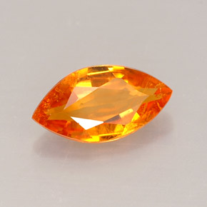 Clinohumita Amarelo alaranjado Natural 0.67ct, Marquesa, VS-SI