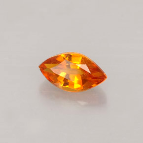 Clinohumita laranja natural 0,56ct, marquise, VS