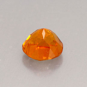 Clinohumita Amarelo alaranjado Natural 0.80ct, Corte Redondo, VS-SI