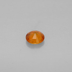 Clinohumita Amarelo alaranjado Natural 0.63ct, Corte Redondo, VS-SI