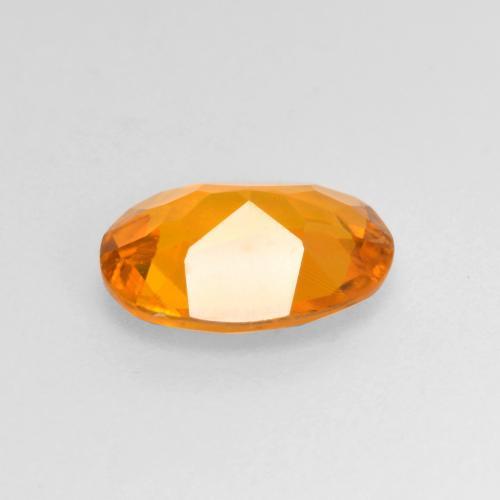 Clinohumita damasco laranja Natural 0.99ct, Corte Oval, VS-SI