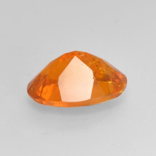 Clinohumita âmbar laranja Natural 1.33ct, Corte Oval, SI-I1