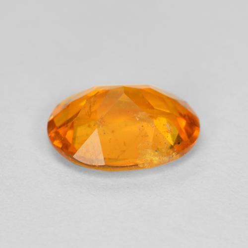 Clinohumita Laranja Médio Natural 1,18ct, Corte Oval, SI-I1