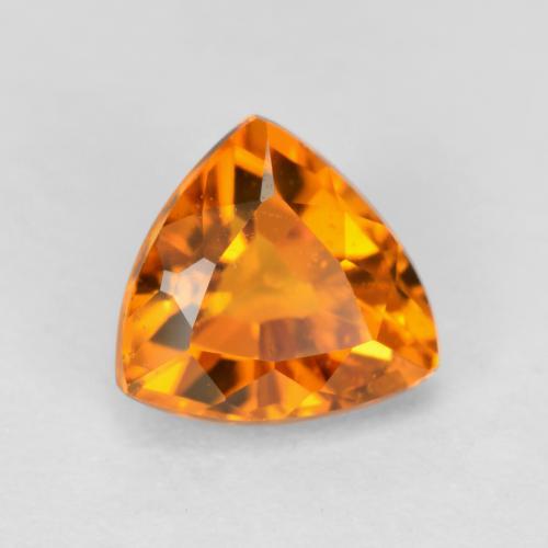 Clinohumita laranja natural 0,59ct, trillion, VS