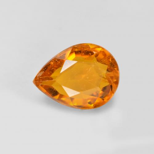 Clinohumita Cidra de Laranja Natural 0.47ct, Formato de pêra, SI