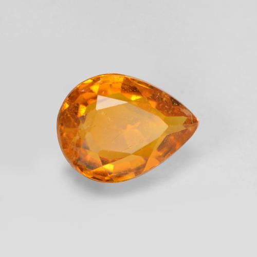 Clinohumita Cidra de Laranja Natural 0.47ct, Formato de pêra, SI