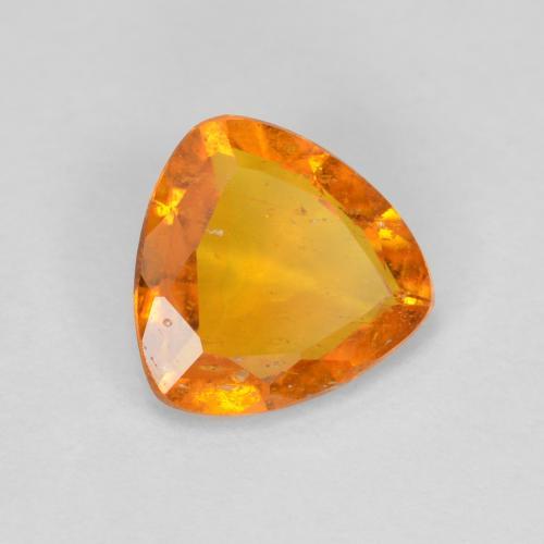 Clinohumita âmbar laranja Natural 0.83ct, Trilhão, SI