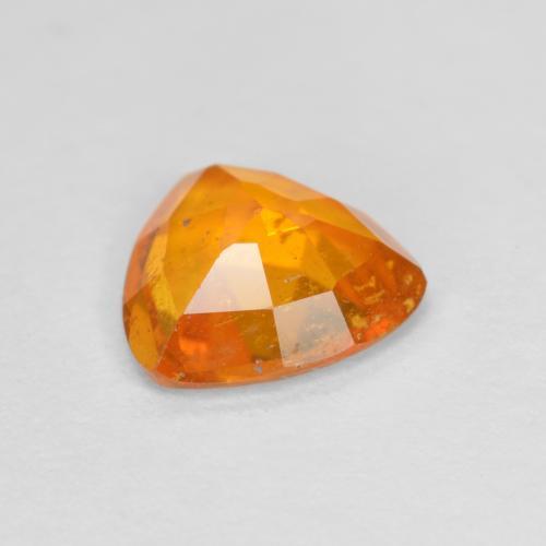 Clinohumita âmbar laranja Natural 0.83ct, Trilhão, SI