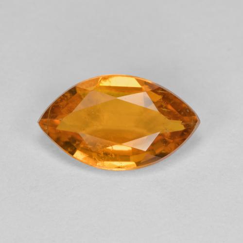 Clinohumita laranja natural 1,18ct, marquise, SI