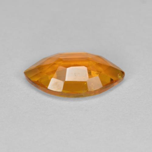 Clinohumita laranja natural 1,18ct, marquise, SI