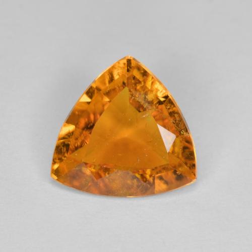 Clinohumita laranja natural 1,45ct, trillion, SI