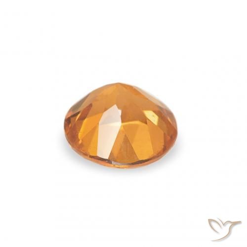 Clinohumita Laranja Médio Natural 0.28ct, Redondo, VS-SI