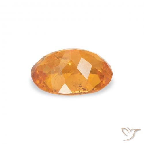 Clinohumita Laranja Médio Natural 0.87ct, oval, SI